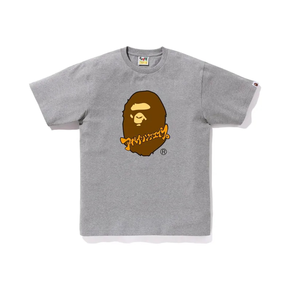 A Bathing Ape Bathing Ape Katakana Ape Head Tee Ss24