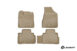 Коврики 3D в салон NISSAN Murano, 2016-, 4 шт. (полиуретан, бежевые) Element.ELEMENT3D3661212K