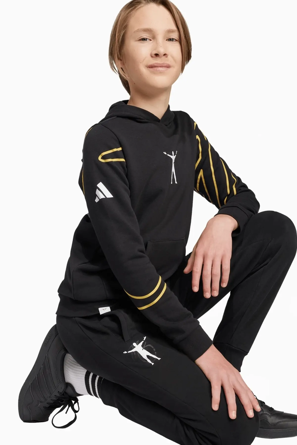 Штаны adidas Jude Bellingham Culturewear Junior - черный