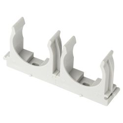 Крепеж-клипса ЭРА CLIP-32-G-MP для трубы прямой монтаж серая d32мм 50шт