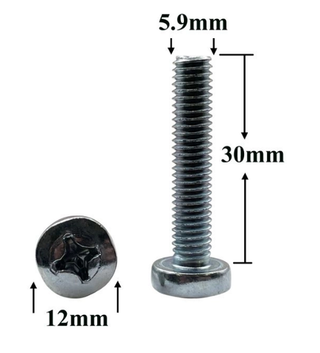 Винт 6х30 подлокотника 2101-0032768-018  длин (уп25\50шт)