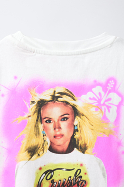 ZARA ФУТБОЛКА ZARA LARSSON ©, БЕЛЫЙ
