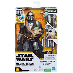 Hasbro Star Wars Galactic Action - интерактивные фигурки Мандалориана и Грогу F5194 / артикул   F5194  / GTIN 5010993959808