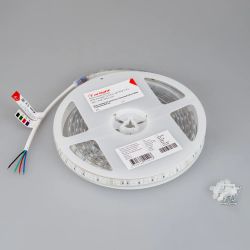 Светодиодная лента герметичная RTW-PU-B60-12.5mm 24V RGB (14.4 W/m, IP68, 5060, 5m) (Arlight, -) 029515(2)