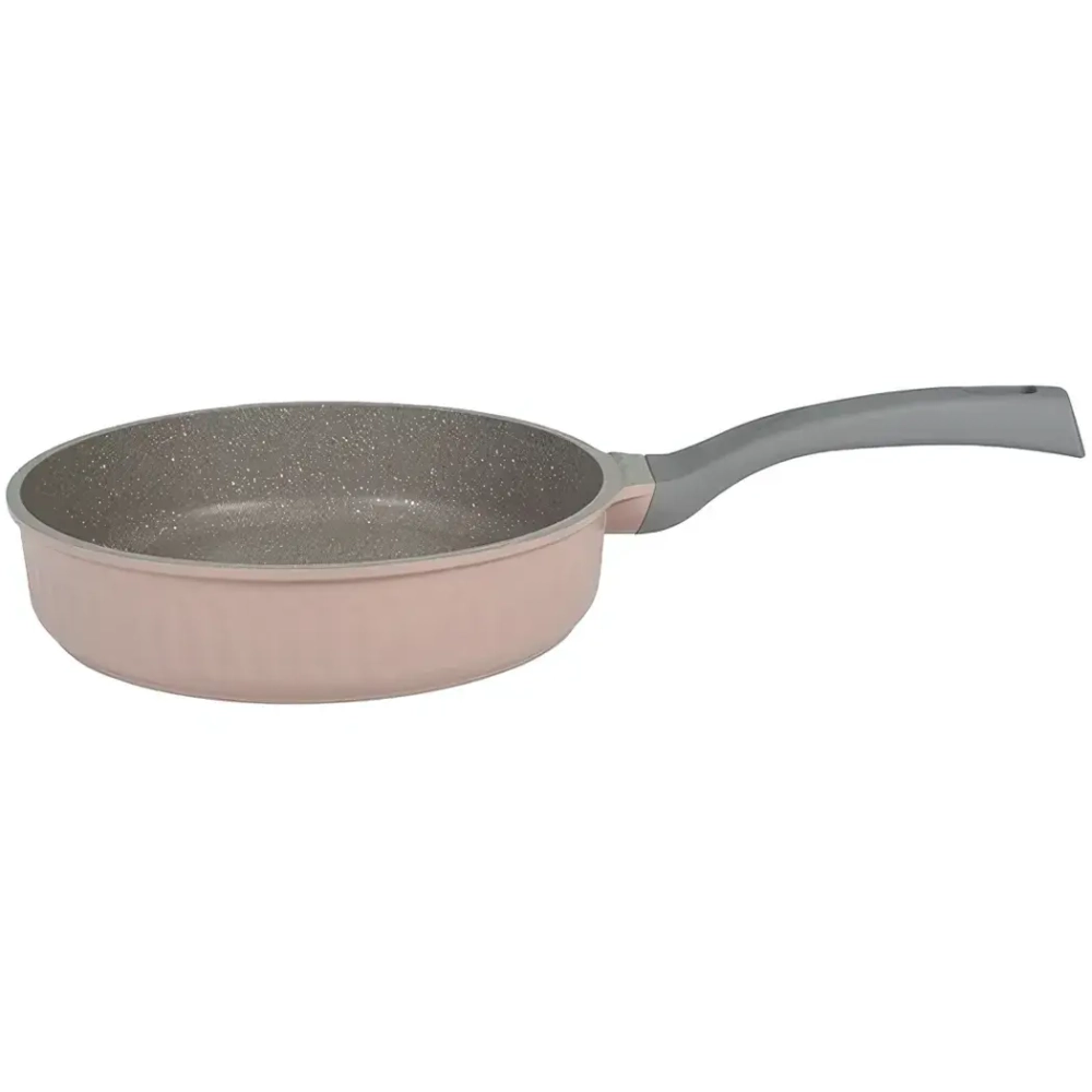 Сковорода 22*5,2см «Stella»(cappuccino) с ручкой сск220а