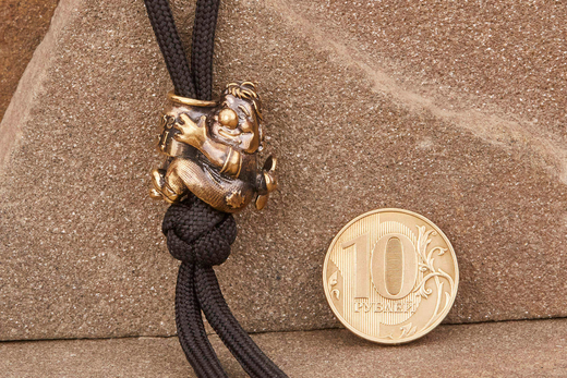 Бусина на темляк Авиатор от мастерской Крымская бронза