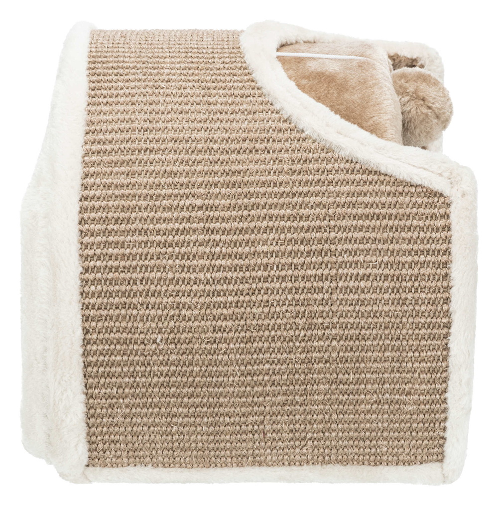 Туннель-когтеточка для кошек Trixie Scratching Tunnel, размер 110x30x38см., светло-серый / коричневый