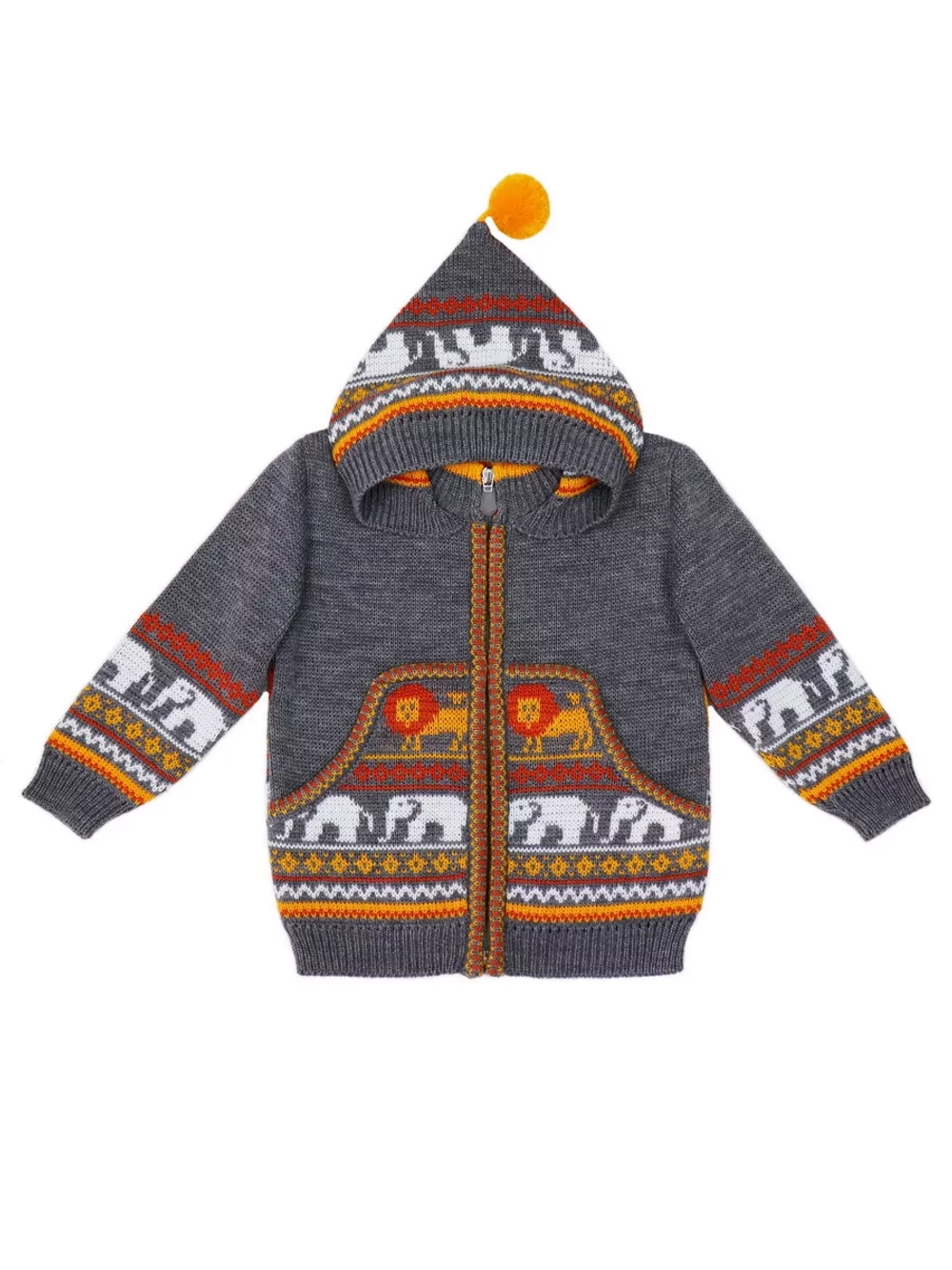 Кофты вязаные на молнии