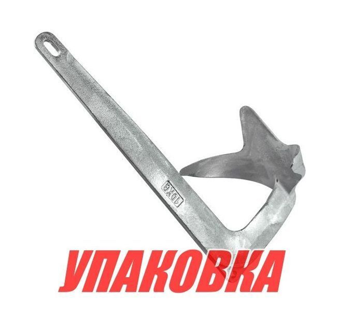 Якорь Брюса 5 кг, оцинкованный (упаковка из 4 шт.)