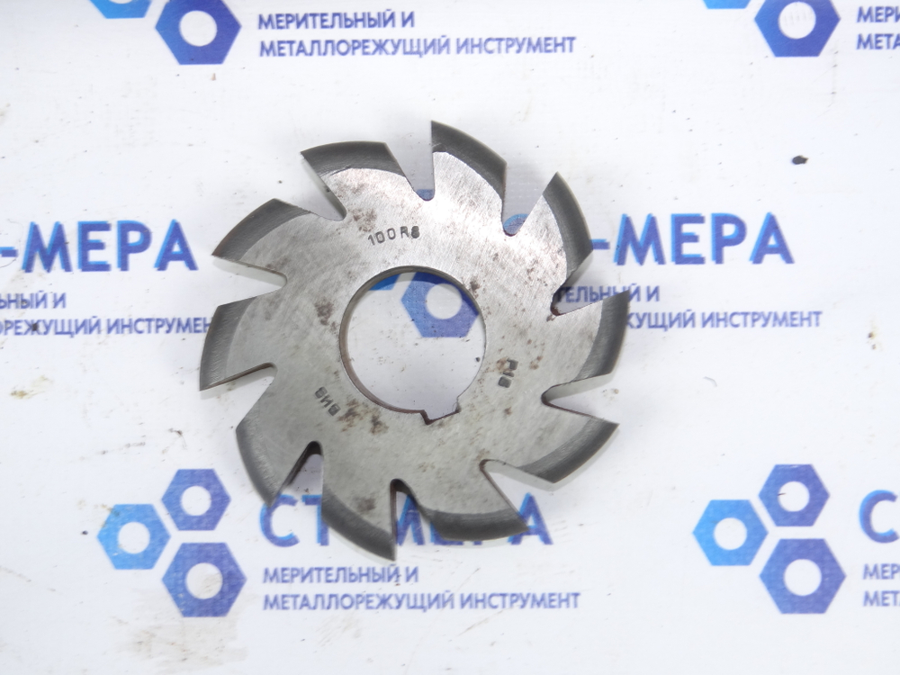 Фреза фасонная полукруглая выпуклая 100 R8 Р18