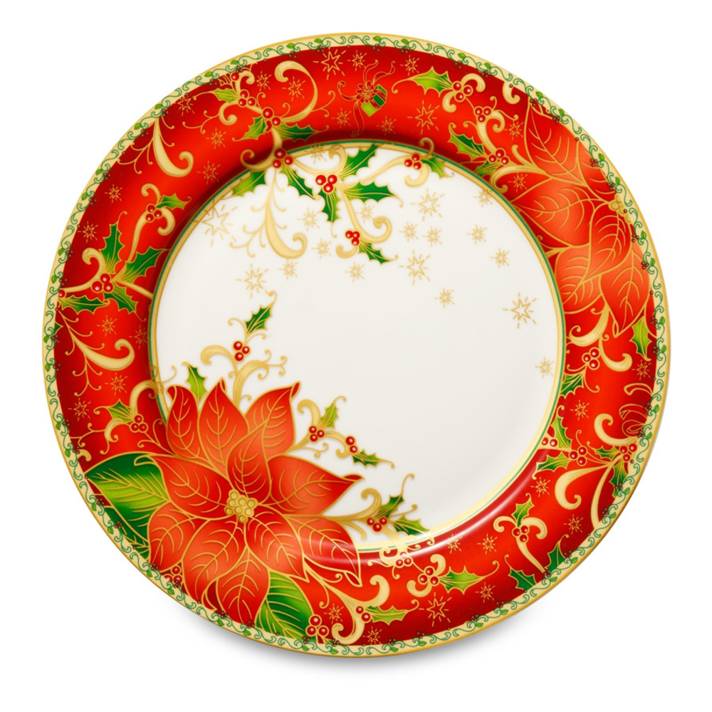 Тарелка обеденная 27см Lamart Palais Royal Рождественская звезда