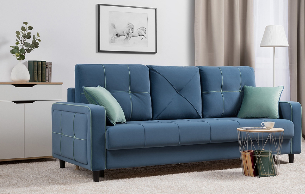 Диван кровать Черри, Синий