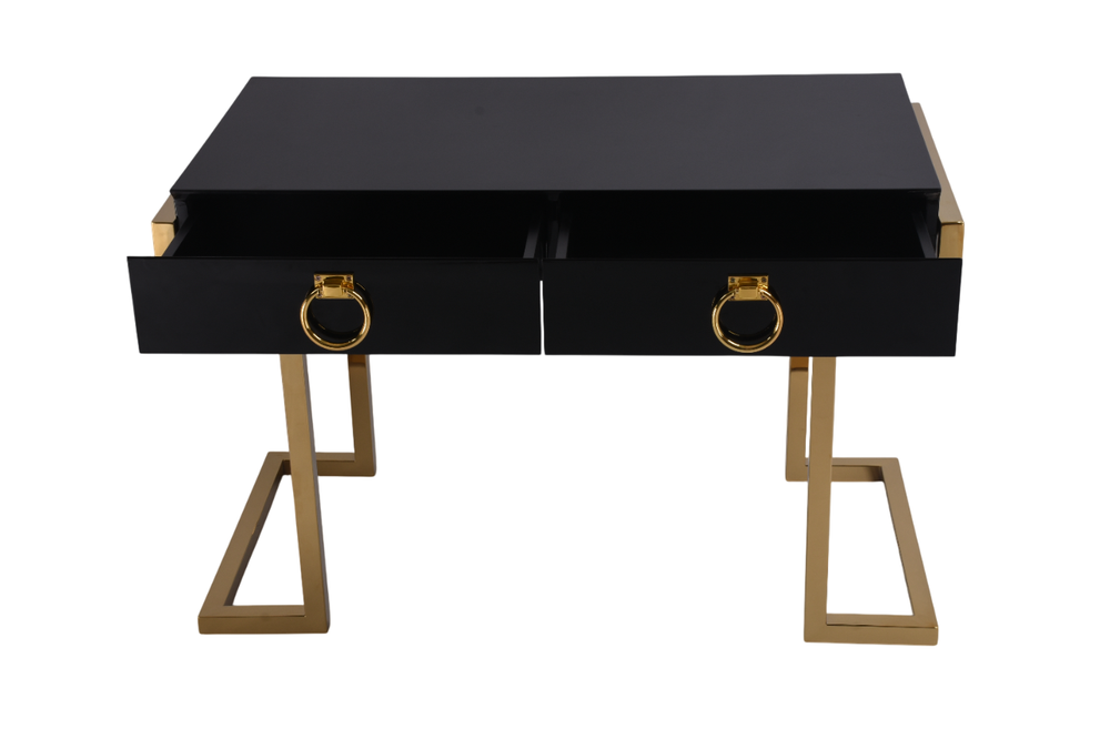 Стол-консоль Ist Casa Атлас, 120х60х78 см, черный глянцевый