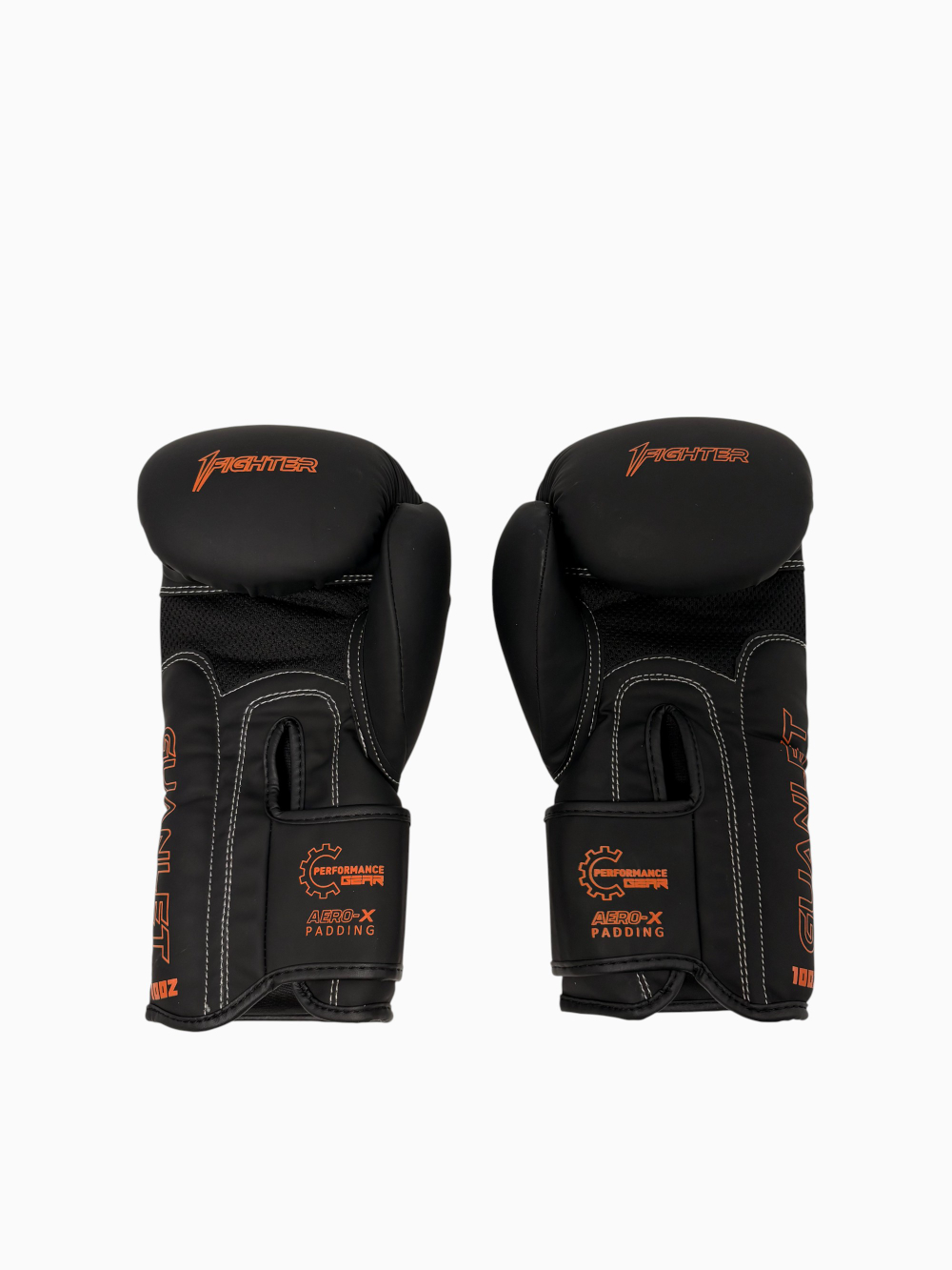 Перчатки боксерские Fighter черно-коричневые