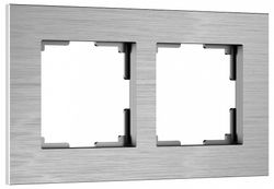 Рамка на 2 поста Werkel AluMax алюминий W0023506