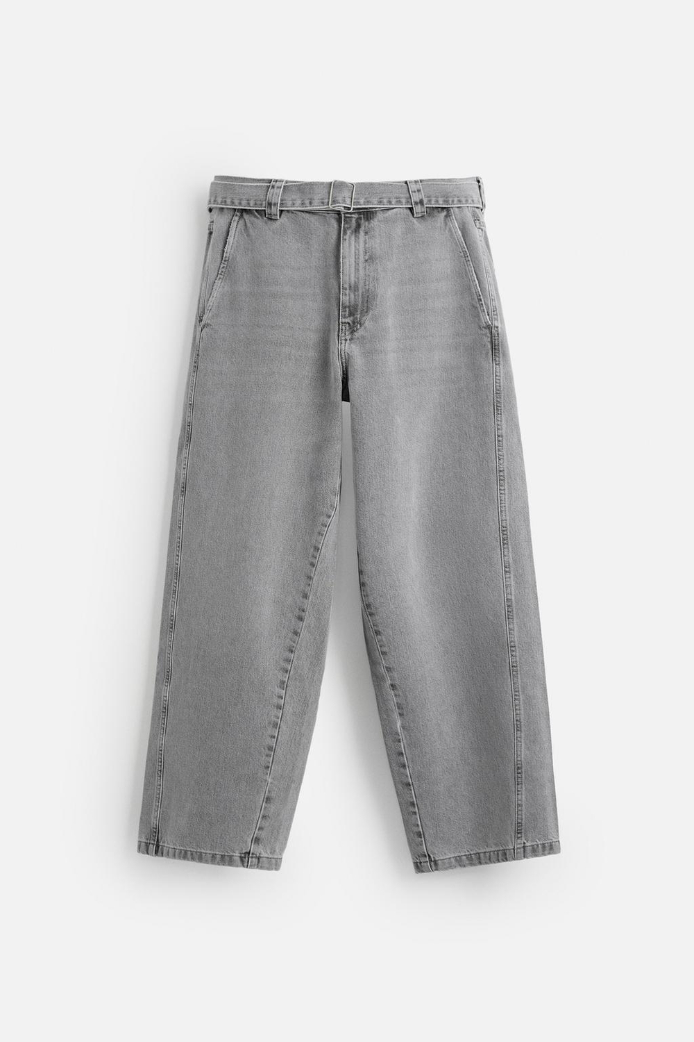 Джинсы relaxed fit с поясом