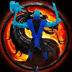 Подвижная фигурка Сабзиро ледяной из Mortal Kombat