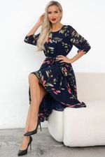 Платье Хелен (темно синий) Р11-2075/9 Nikol (Акция)