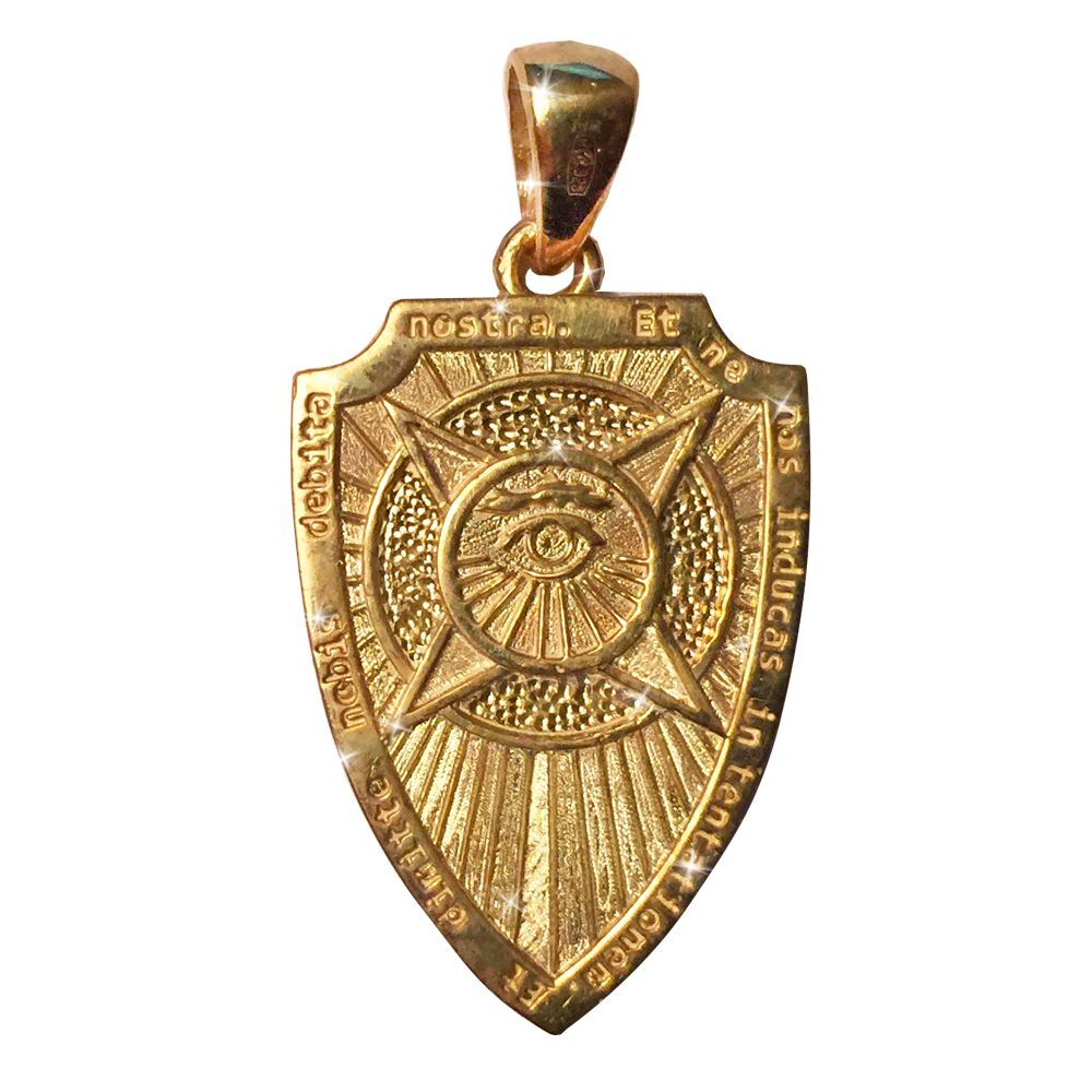 Талисман Амулет Щит Архангела Михаила позолота ЮРВ-17-з