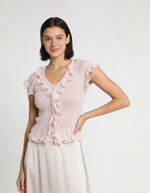 Блузка с коротким рукавом