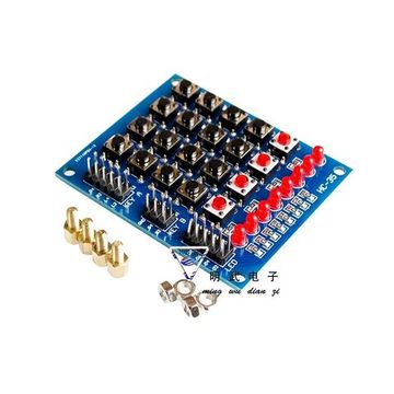 Матричная клавиатура со светодиодами