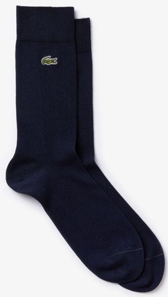 Теннисные носки Lacoste Men's Embroidered Crocodile Cotton Blend Socks 1P - небесный
