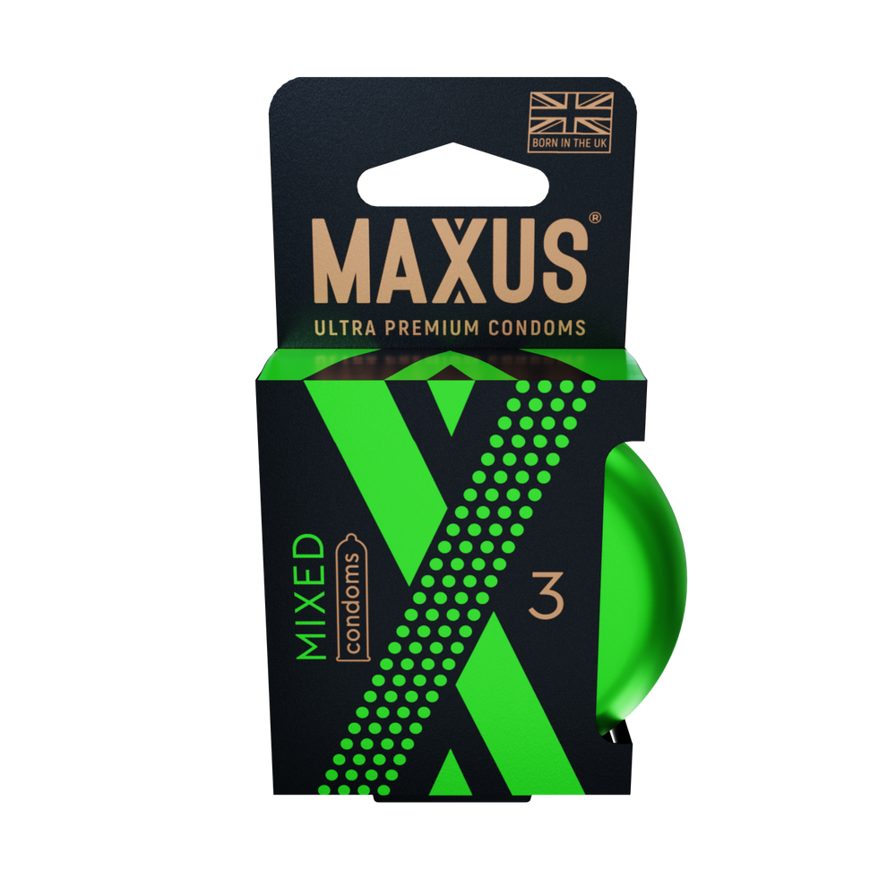 Презервативы MAXUS Mixed №3 в железном кейсе, набор X-Edition, 3 шт