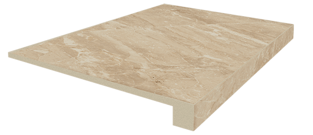 Колизеум Керамогранит Портофино бежевый ступень Фронтал 33*45