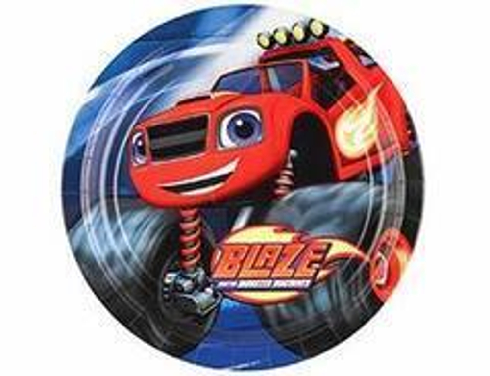 Тарелка, Вспыш, 23 см, 8 шт, 1 уп.