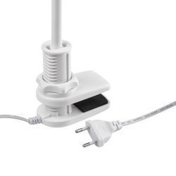 Настольный светильник ЭРА NLED-509-8W-W светодиодный на струбцине белый