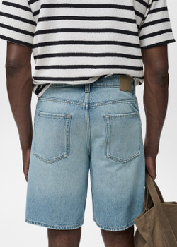 Бермуды regular fit из денима