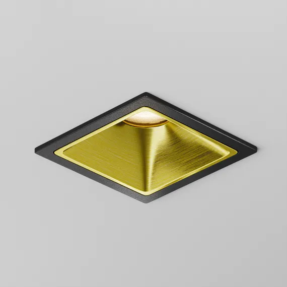 Декоративная рамка-отражатель для светильников серии Альфа / Alfa LED латунь Technical ring8-10w-sq-bs