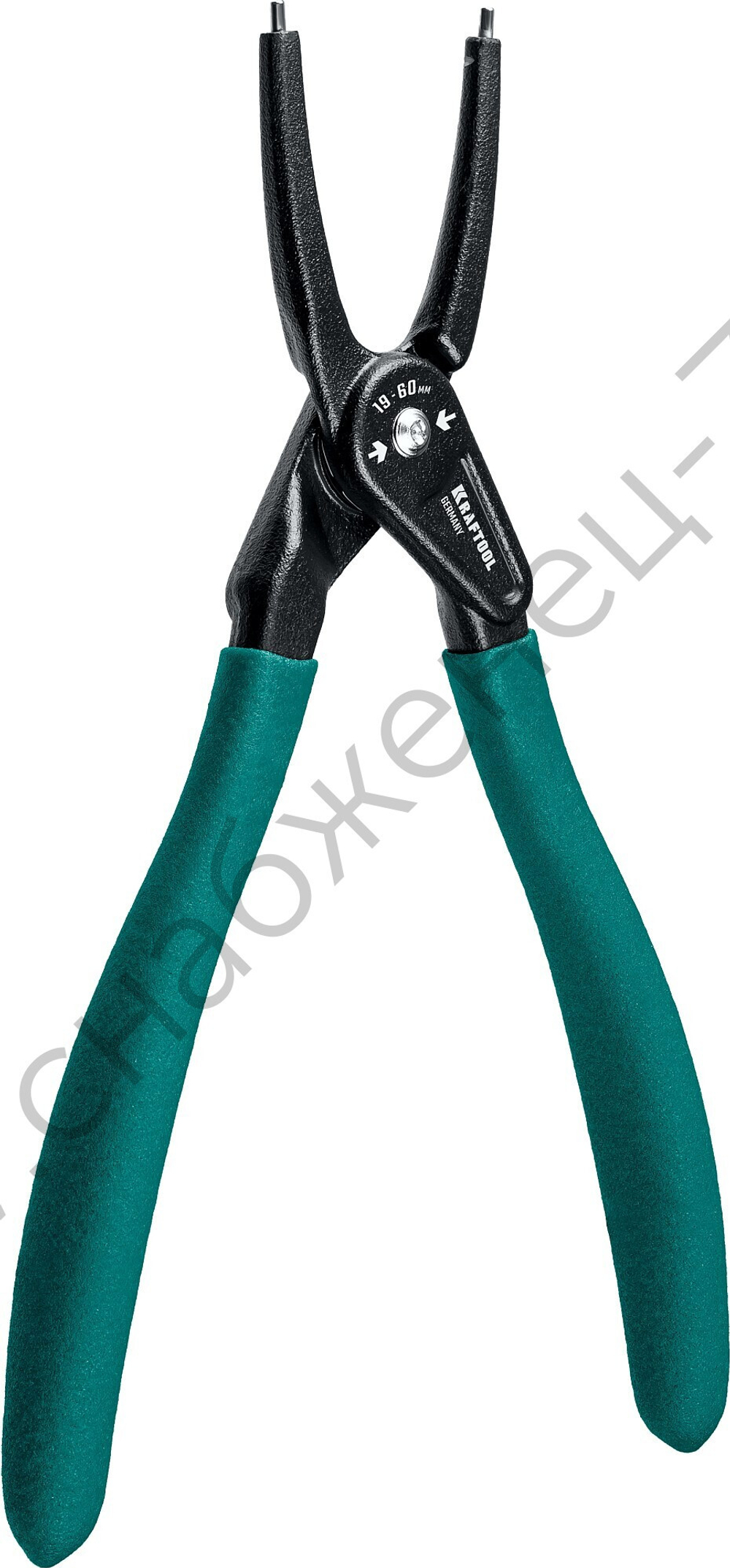 KRAFTOOL 180 мм, прямые губки, внутренний, Съемник стопорных колец (22812-1)