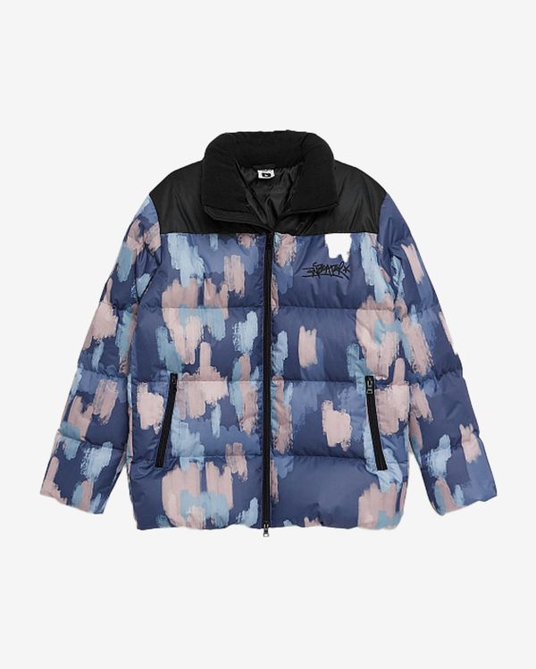 Пуховик AW24 Downjacket Print navy - фото 1