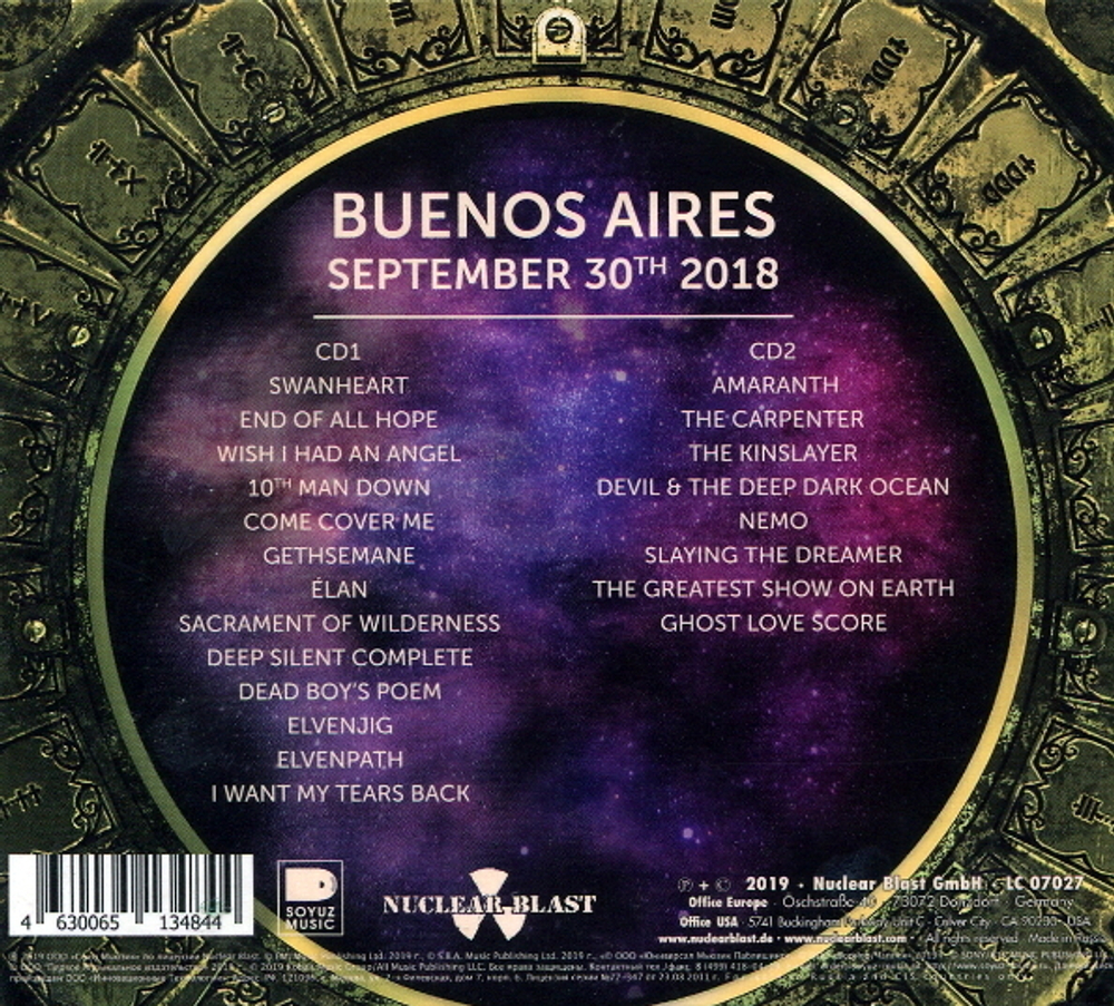 Nightwish / Decades: Live In Buenos Aires (RU)(2CD)