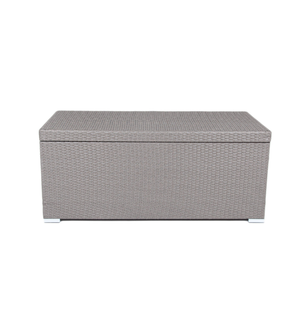 "Порту" сундук водонепроницаемый из искусственного ротанга, цвет графит