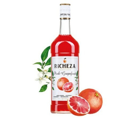 Сироп RiCHEZA Розовый грейпфрут стекло (1л)
