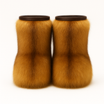 Унты укороченные женские из меха куницы натуральной