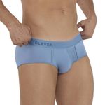 Мужские трусы брифы голубые Clever VITAL PIPING BRIEF 112707