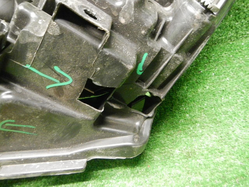 Битая Фара правая Nissan Qashqai J11 (2013-2019) галоген (в пленке)