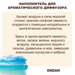 ОКЕАН - Наполнитель для ароматического диффузора