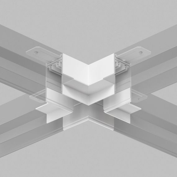 Коннектор X-образный Denkirs Smart Hide TR2114-WH