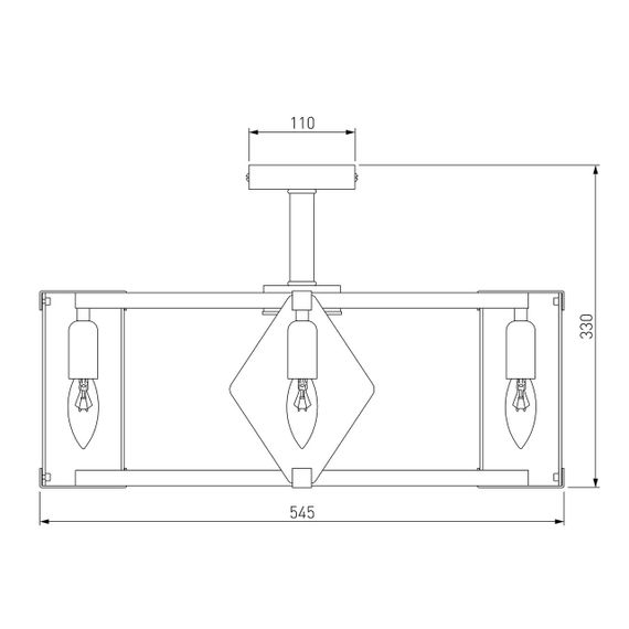 Потолочная люстра Eurosvet Aragon 60126/5 черный Smart