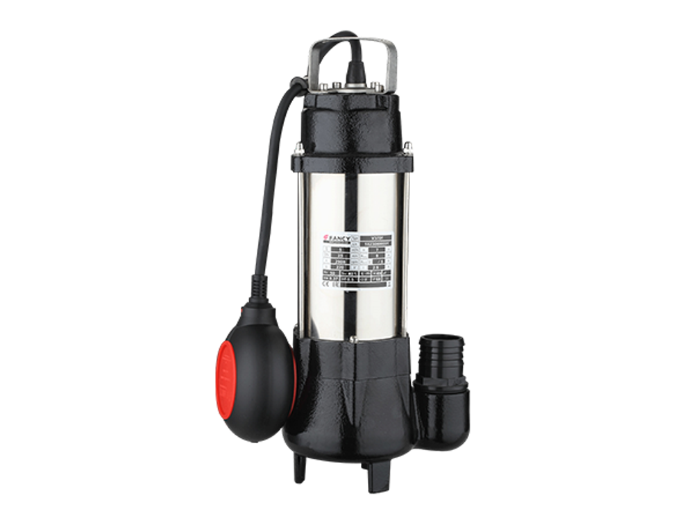 Насос фекальный FANCY VD1300F (нап.12м. пр.305л/мин.) с режущим механизмом