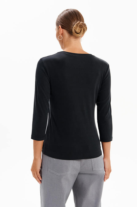 23342 Лонгслив женский (черный)