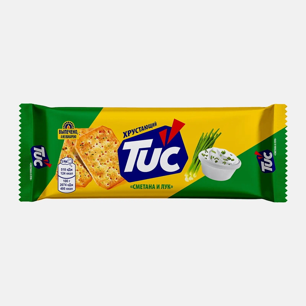 Крекер cо вкусом сметаны и лука Tuc 100г