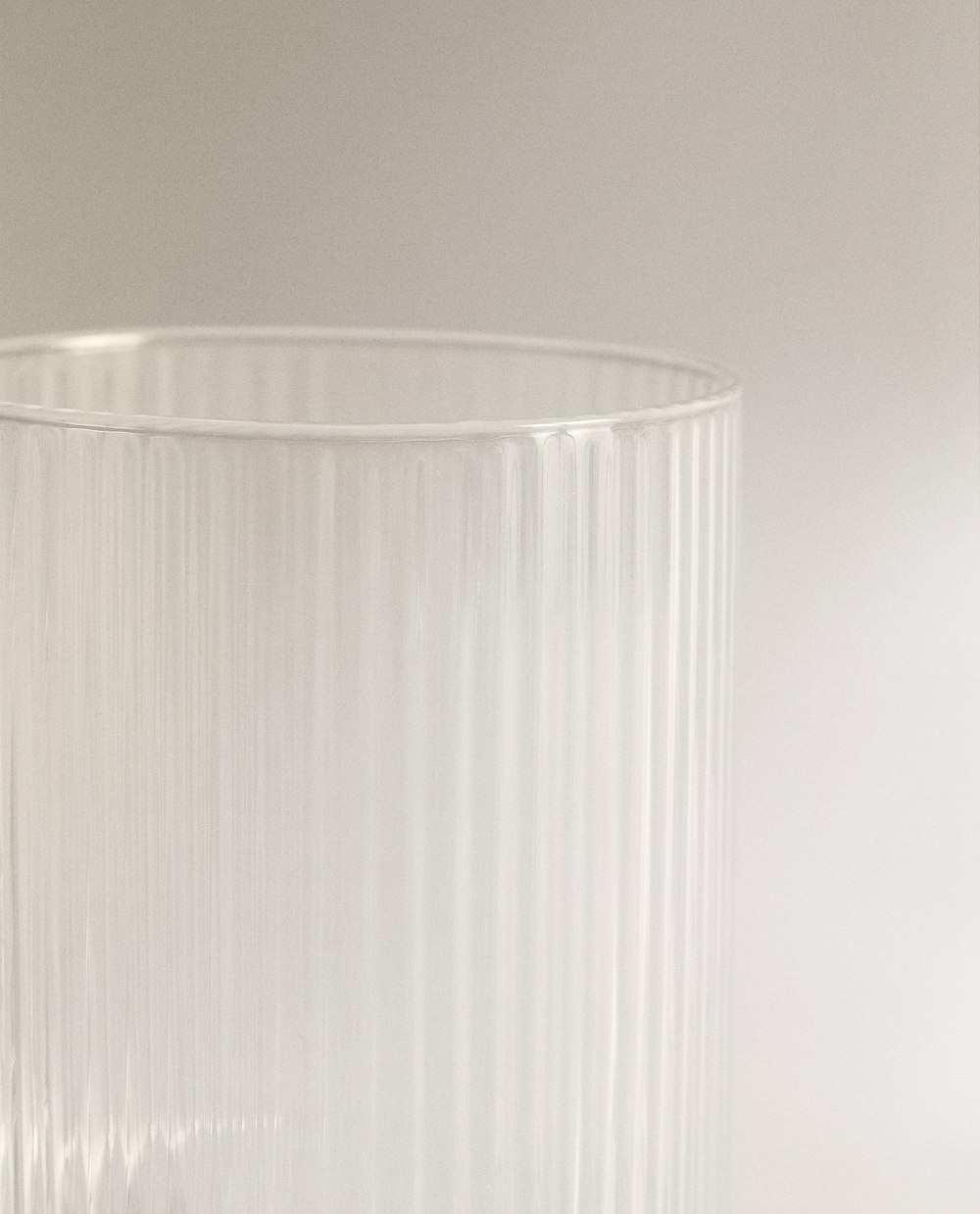 Zara Home стакан из боросиликатного стекла, цвет прозрачный, 10.5 см