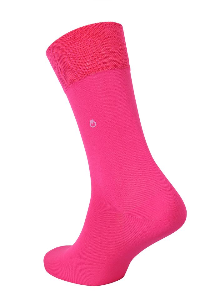 Розовые мужские носки из мерсеризованного хлопка