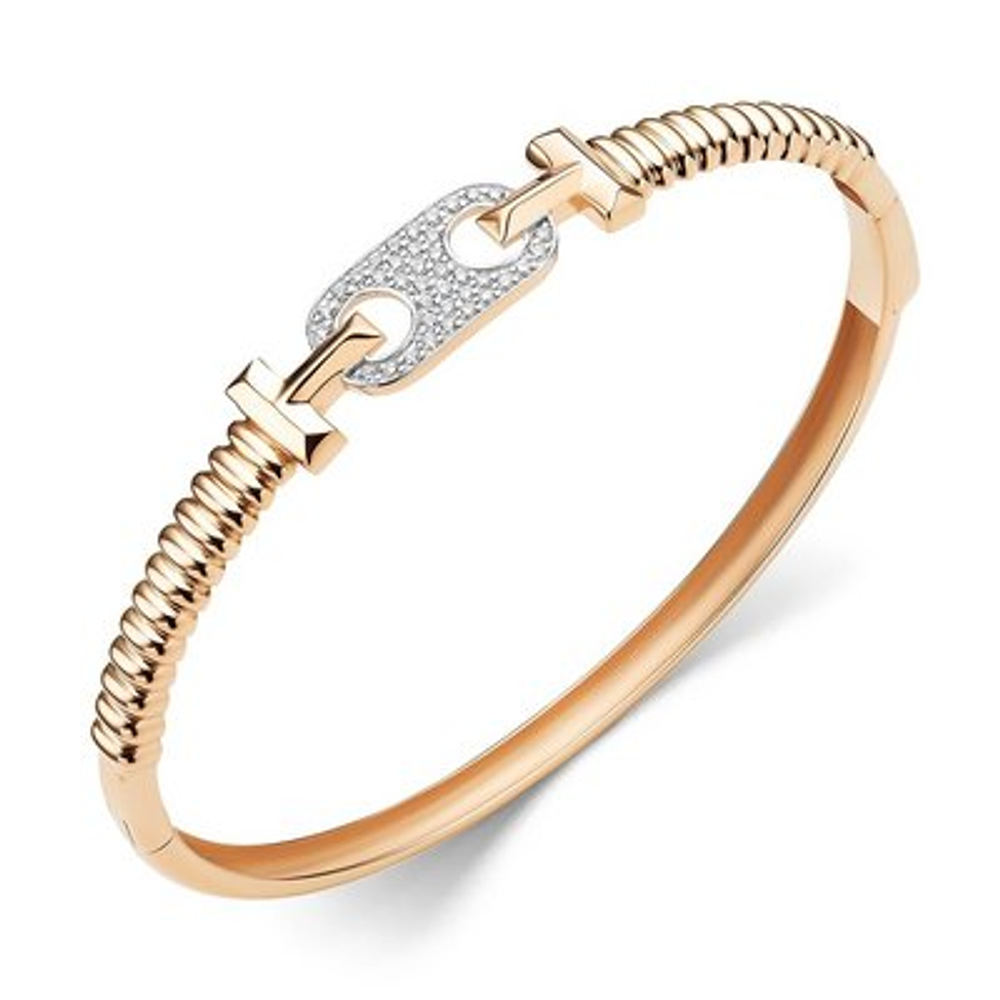 Браслет из золота с фианитами