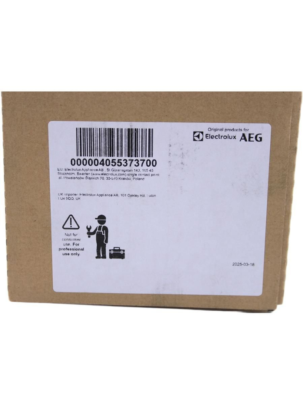 ТЭН проточный в сборе с парубком PC47 17306452 Bleckmann 2000 Вт для посудомоечной машины AEG, Electrolux, IKEA, Zanussi (140002162018, 161ZN09, HTR103ZN)